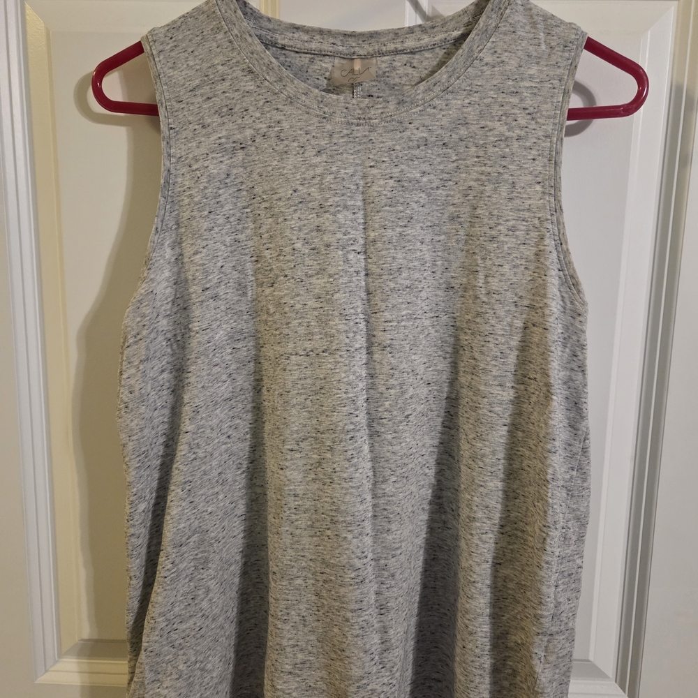 CALIA by Carrie Underwood Heather Gray Muscle Tee MEDIUM